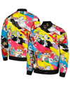 FREEZE MAX MEN'S FREEZE MAX NICKELODEONÂ RETRO GRAPHIC SATIN FULL-SNAP JACKET