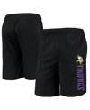 Msx By Michael Strahan Men's  Black Minnesota Vikings Training Shorts In Black