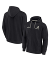 Fanatics Signature Men's And Women's  Black Alabama Crimson Tide Super Soft Fleece Pullover Hoodie In Black