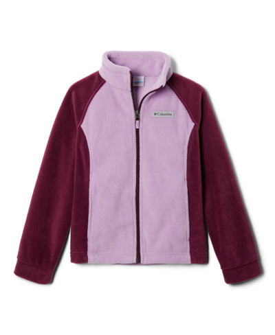 Columbia Kids' Big Girls Benton Springs Fleece Jacket In Cirrus Grey