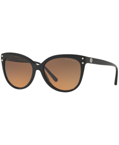 Michael Kors Jan Sunglasses, Mk2045 In Black,grey Gradient