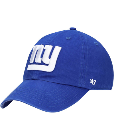 47 Brand Kids' Boys Royal New York Giants Logo Clean Up Adjustable Hat