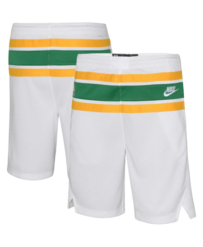 Nike Kids' Youth  White Houston Rockets Hardwood Classics Swingman Shorts