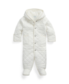 Polo Ralph Lauren Baby Boys Water-repellent Hooded Barn Bunting One Piece In Nevis