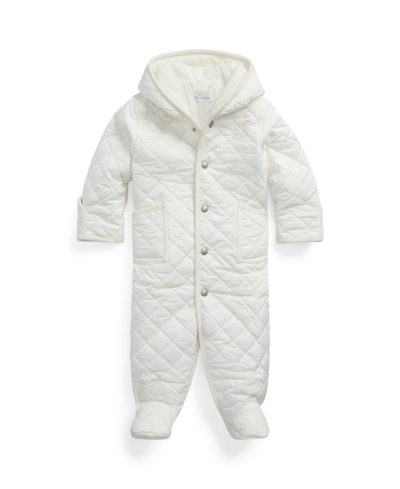 Polo Ralph Lauren Baby Boys Water-repellent Hooded Barn Bunting One Piece In Nevis