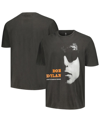 PHILCOS MEN'S BLACK DISTRESSED BOB DYLAN 50 YEARS WASHED GRAPHIC T-SHIRT