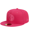 NEW ERA MEN'S NEW ERA PINK TENNESSEE TITANS COLOR PACK 59FIFTY FITTED HAT