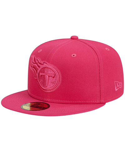 New Era Pink Tennessee Titans Color Pack 59fifty Fitted Hat
