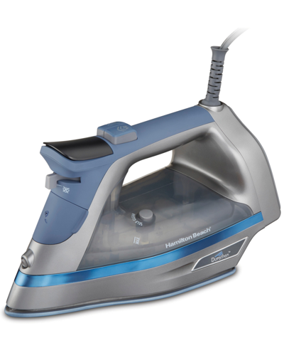 Hamilton Beach Durathon Nonstick Soleplate Digital Iron In Blue