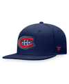 FANATICS MEN'S FANATICS NAVY MONTREAL CANADIENS CORE PRIMARY LOGO FITTED HAT