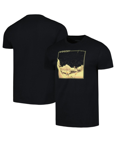 Manhead Merch Men's Black Weezer T-shirt