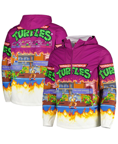 Chalk Line Men's  Purple Teenage Mutant Ninja Turtles Half-zip Lightweight Jacket