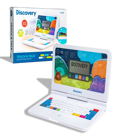 Discovery Kids' Teach & Talk Laptop, Educational Interactive Computer In White