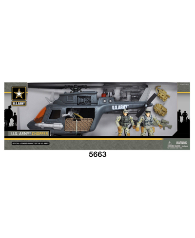 Excite Kids' U.s. Army Chopper Playset With 2 Soldier Figures In Multi