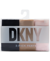 DKNY WOMEN'S 3-PK. LITEWEAR CUT ANYWEAR HIPSTER UNDERWEAR DK5028BP3