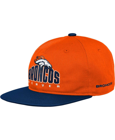 Outerstuff Kids' Youth Boys And Girls Orange Denver Broncos Legacy Deadstock Snapback Hat