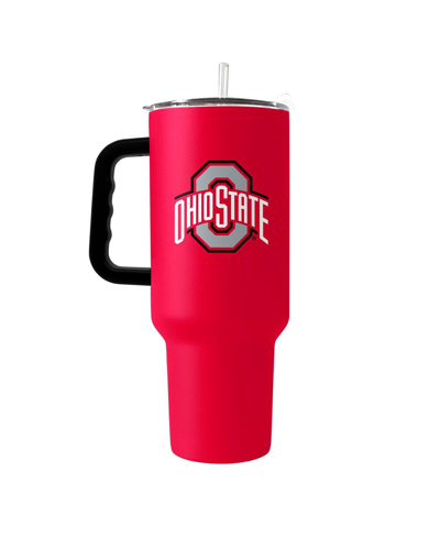 Logo Brands Ohio State Buckeyes 40 oz Travel Tumbler With Handle In Red