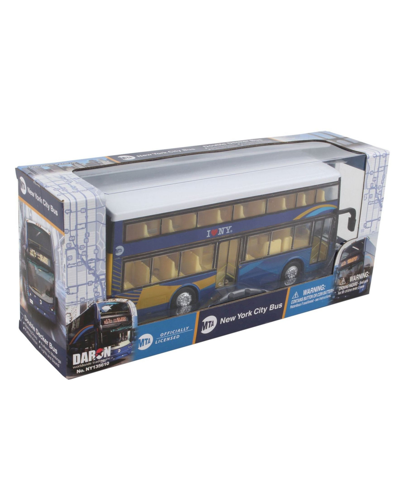 Daron New York City Mta Double Decker Bus Pullback In Multi