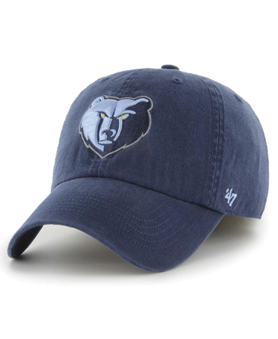 47 Brand Men's ' Navy Memphis Grizzlies Classic Franchise Fitted Hat