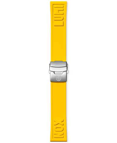Luminox Interchangeable Yellow Rubber Watch Strap In No Color