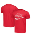 American Needle Men's And Women's  Red Distressed Coca-cola Brass Tacks T-shirt In Red