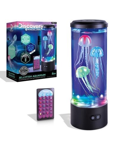 Discovery Mindblown Kids' Jellyfish Aquarium Lamp Set With 16 Light Effects In Black