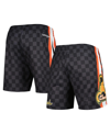 MITCHELL & NESS MEN'S MITCHELL & NESS BLACK SAN JOSE EARTHQUAKES CITY MESH SHORTS