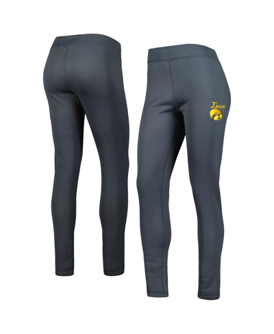 Concepts Sport Women's  Charcoal Iowa Hawkeyes Upbeat Sherpa Leggings