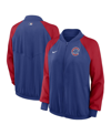 Nike Women's  Royal Chicago Cubs Authentic Collection Team Raglan Performance Full-zip Jacket In Royal