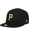 NEW ERA INFANT BOYS AND GIRLS NEW ERA BLACK PITTSBURGH PIRATES MY FIRST 9FIFTY ADJUSTABLE HAT