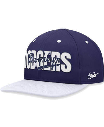 Nike Men's  Royal Brooklyn Dodgers Cooperstown Collection Pro Snapback Hat