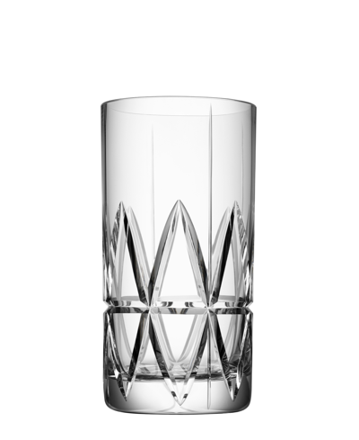 ORREFORS PEAK HIGHBALL GLASS, SET OF 4