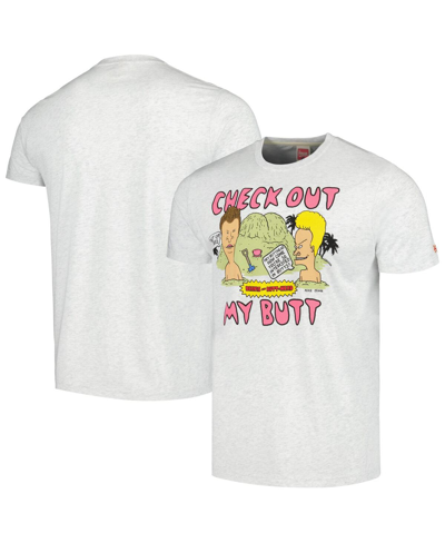 Homage Men's And Women's  Ash Beavis And Butt-head Tri-blend T-shirt