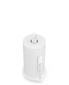 Simplehuman Paper Towel Holder And Spray Pump In White Stainless Steel