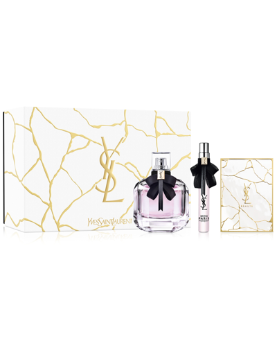 Saint Laurent 3-pc. Mon Paris Eau De Parfum Gift Set In No Color