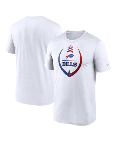 Nike Men's  White Buffalo Bills Icon Legend Performance T-shirt