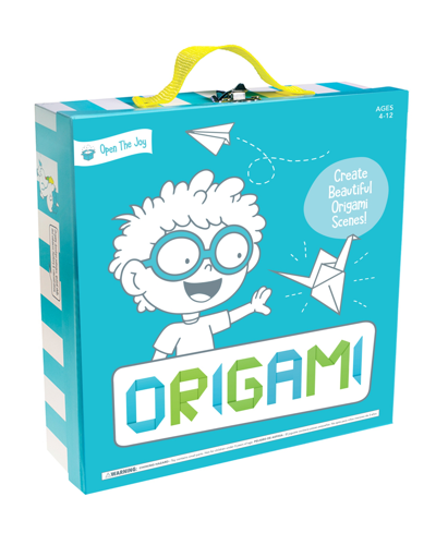 Open The Joy Kids' Origami Activity Kit In Aqua