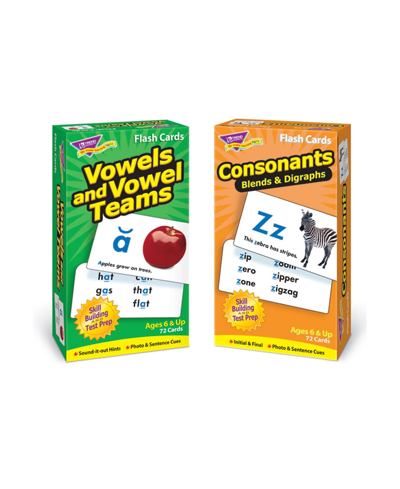 Trend Enterprises Vowels And Consonants Skill Drill Flash Cards Assortment In Open Misce