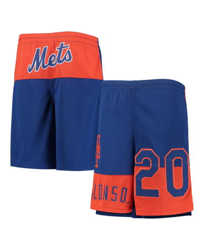 Outerstuff Kids' Big Boys Pete Alonso Royal New York Mets Pandemonium Name And Number Shorts