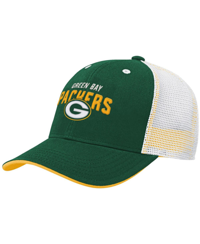 Outerstuff Kids' Big Boys Green Green Bay Packers Core Lockup Snapback Hat