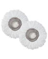 TRUE & TIDY 2-PIECE ROUND MOP PAD REPLACEMENT SET FOR SPRAY-360 CLEAN EVERYWHERE SPRAY MOP KIT