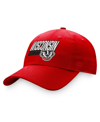 TOP OF THE WORLD MEN'S TOP OF THE WORLD RED WISCONSIN BADGERS SLICE ADJUSTABLE HAT