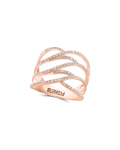 Effy Fine Jewelry 14k Rose Gold 0.43 Ct. Tw. Diamond Ring