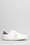 PHILIPPE MODEL PRSX trainers IN WHITE LEATHER