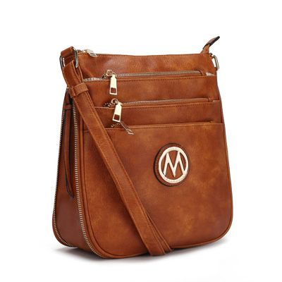 Mkf Collection By Mia K Salome Expandable Multi-compartment Crossbody In Brown