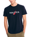 NAUTICA MEN'S CREWNECK SHORT SLEEVE LOGO GRAPHIC T-SHIRT