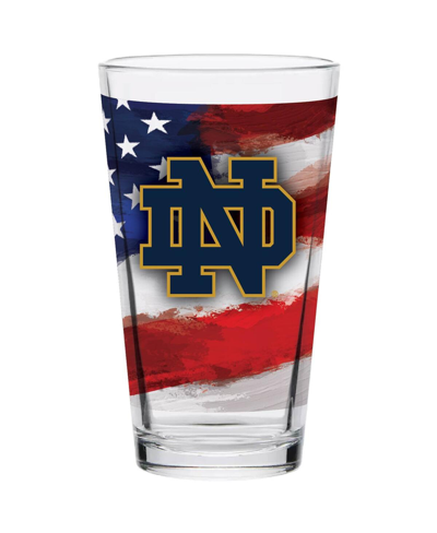 Indigo Falls Notre Dame Fighting Irish 16 oz Americana Pint Glass In Multi