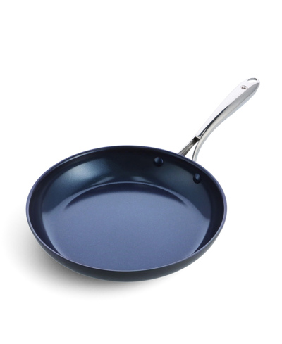 Blue Diamond Hard Anodized Ceramic Nonstick 10" Frying Pan In Blue