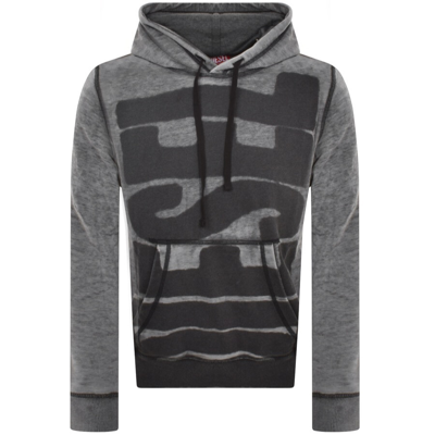 Diesel S-ginn-hood-l1 Grey Hoodie