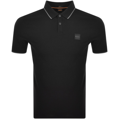 Boss Casual Boss Passertip Polo T Shirt Black